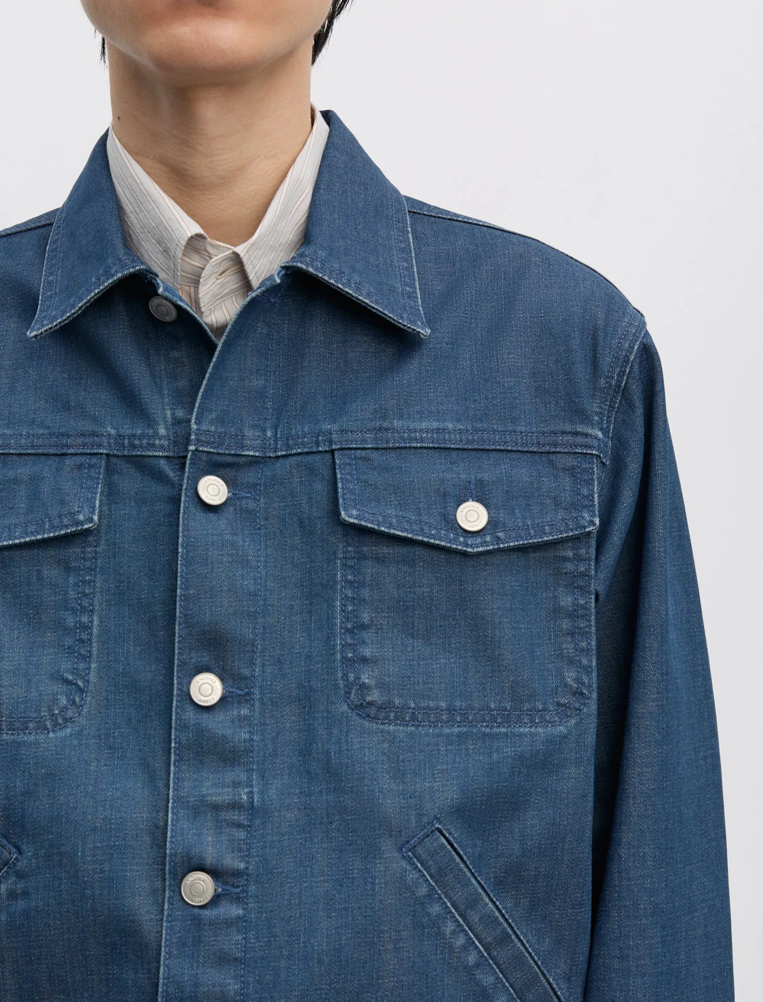 ANOTHER Denim Jacket 2.0, Blue Rinse sold by ANOTHER ASPECT product image thumbnail 5