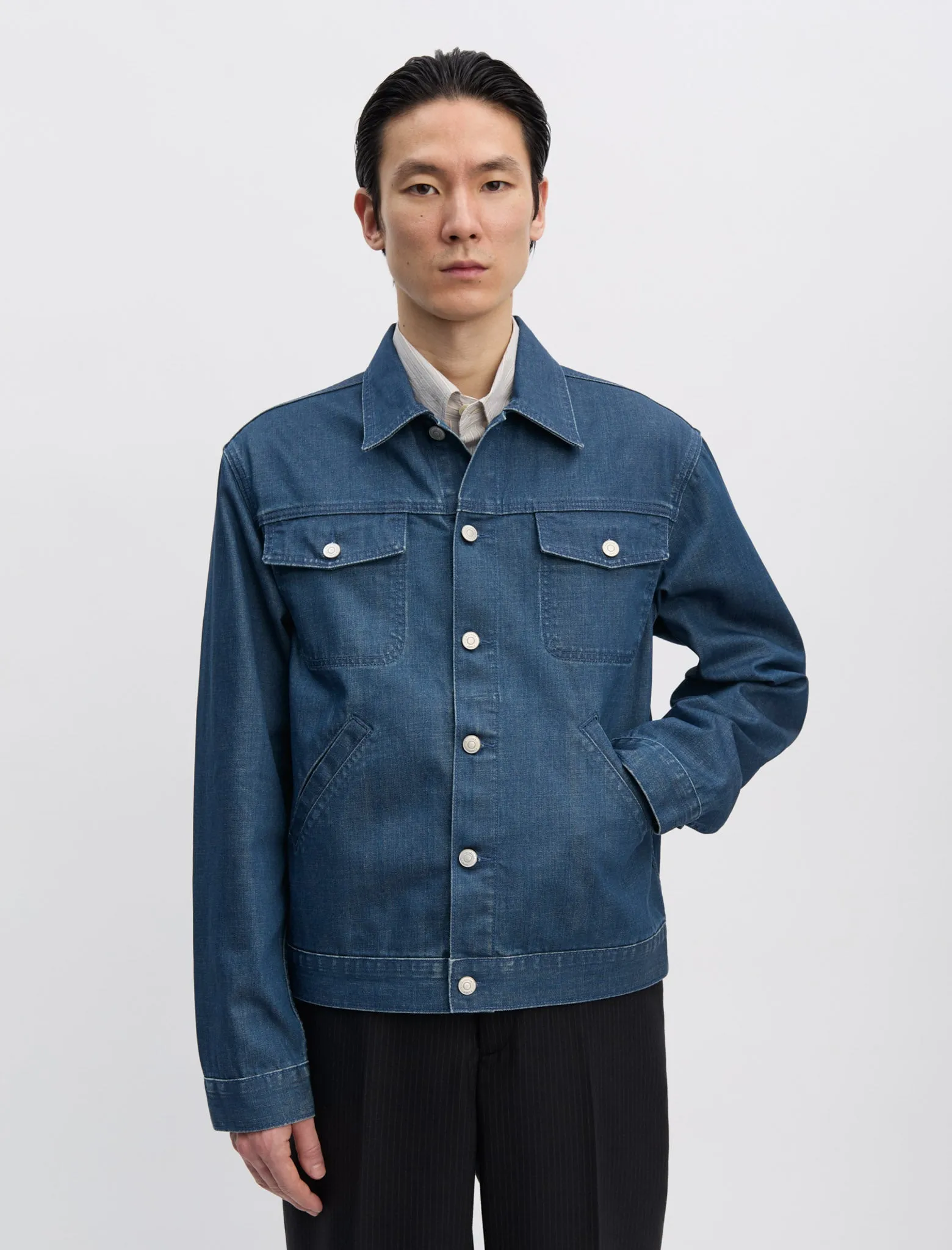 ANOTHER Denim Jacket 2.0, Blue Rinse sold by ANOTHER ASPECT product image thumbnail 2