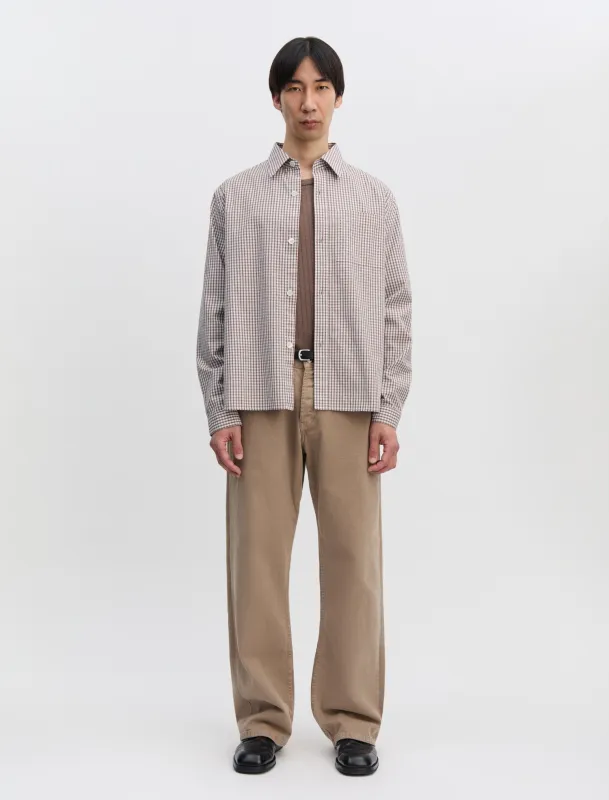 ANOTHER Shirt 4.0, Brown Check made by ANOTHER ASPECT
