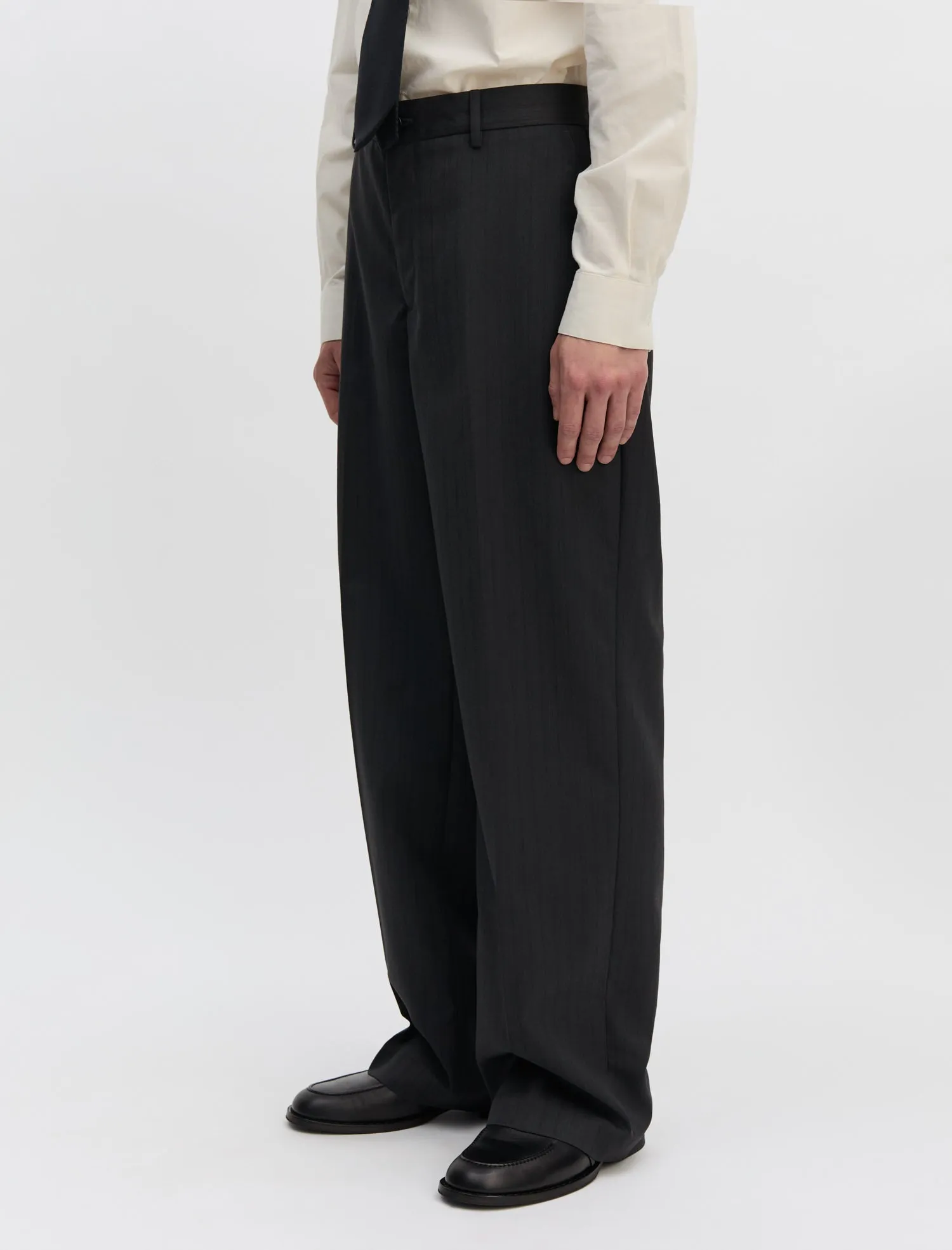 ANOTHER Suit Pants 2.0, Dark Grey Stripe sold by ANOTHER ASPECT product image thumbnail 2