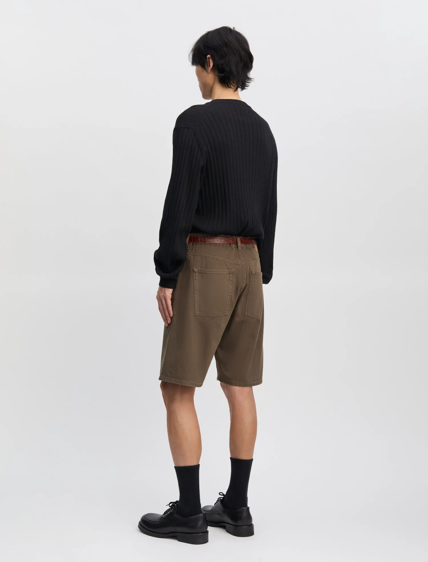 ANOTHER Denim Shorts 1.0, Brown sold by ANOTHER ASPECT product image thumbnail 4