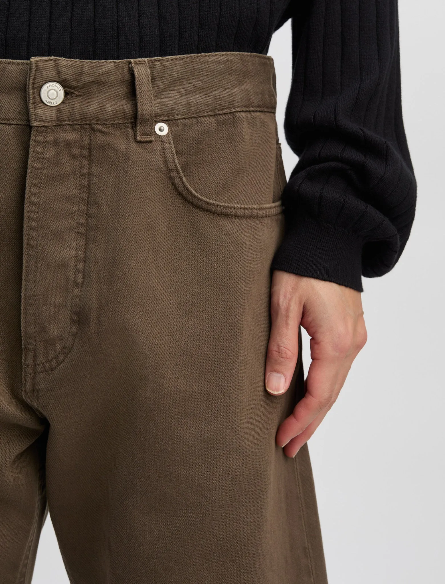 ANOTHER Denim Shorts 1.0, Brown sold by ANOTHER ASPECT product image thumbnail 5