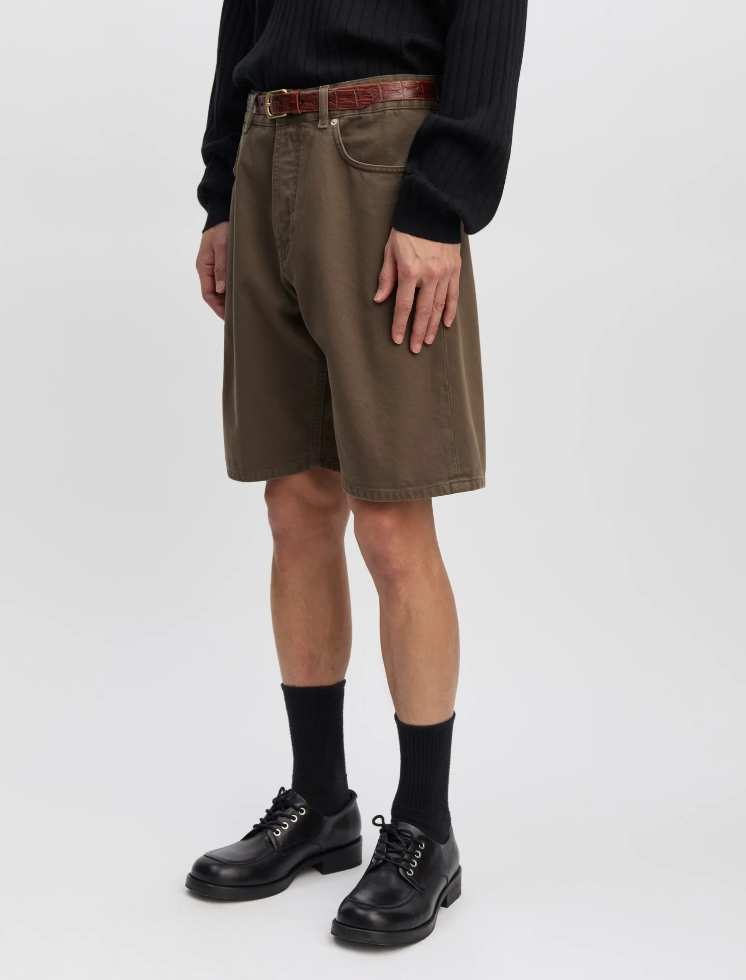 ANOTHER Denim Shorts 1.0, Brown sold by ANOTHER ASPECT product image thumbnail 2