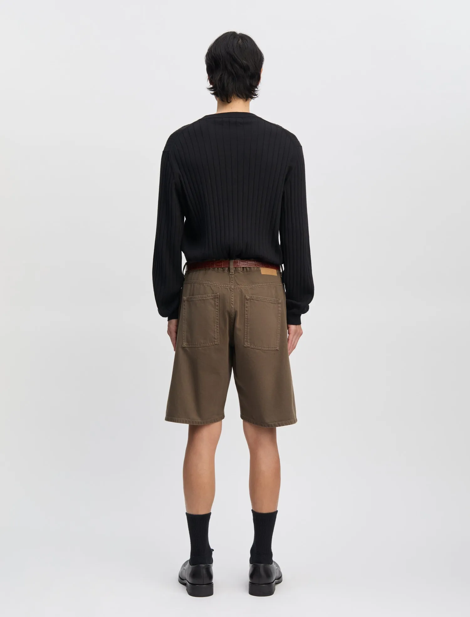 ANOTHER Denim Shorts 1.0, Brown sold by ANOTHER ASPECT product image thumbnail 3