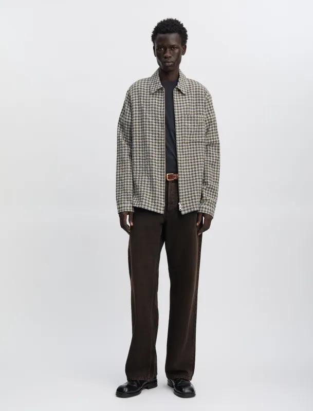 ANOTHER Overshirt 1.0 JPN, Blue/Ecru Check made by ANOTHER ASPECT
