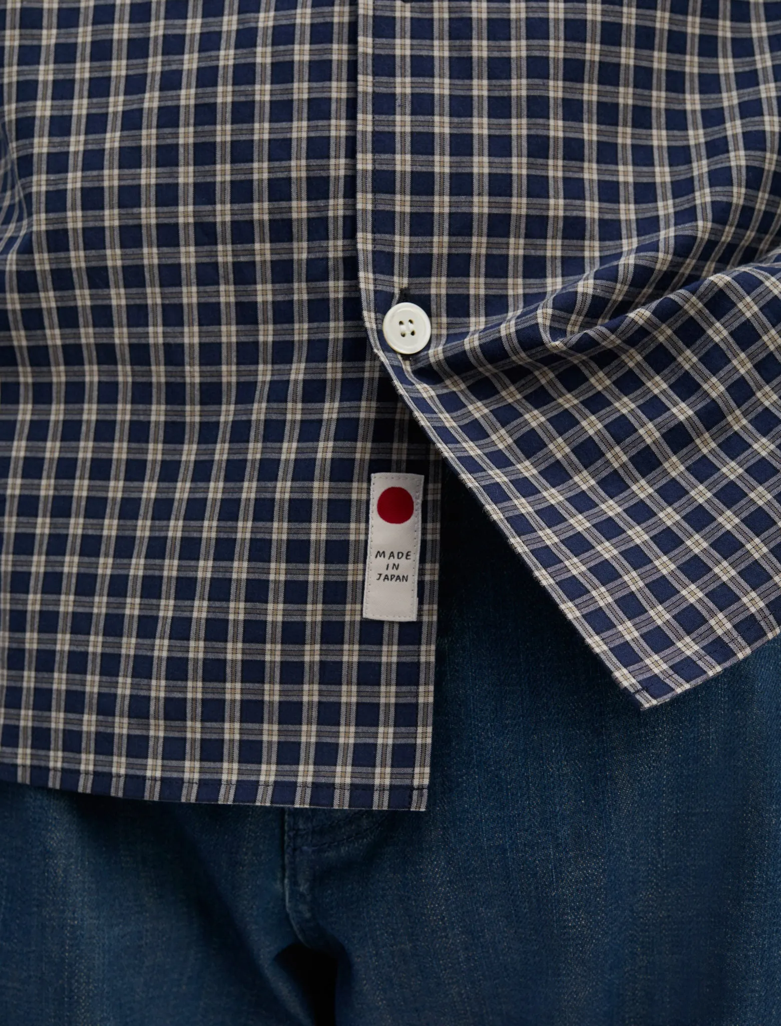 ANOTHER Shirt 4.0 JPN, Blue/White Check sold by ANOTHER ASPECT product image thumbnail 2