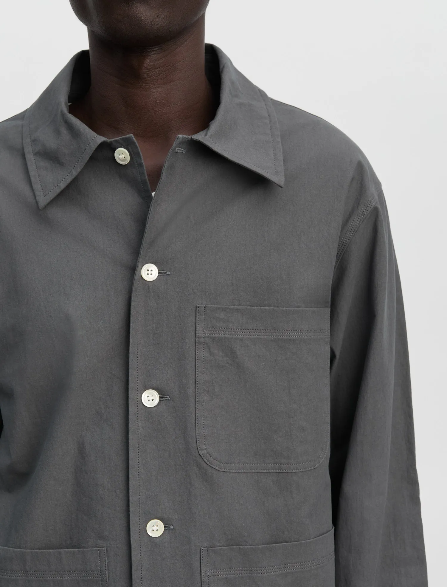 ANOTHER Overshirt 2.0 JPN, Executive Grey sold by ANOTHER ASPECT product image thumbnail 5