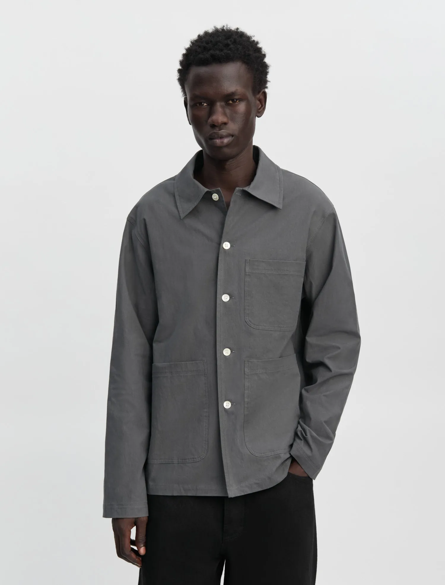 ANOTHER Overshirt 2.0 JPN, Executive Grey sold by ANOTHER ASPECT product image thumbnail 2