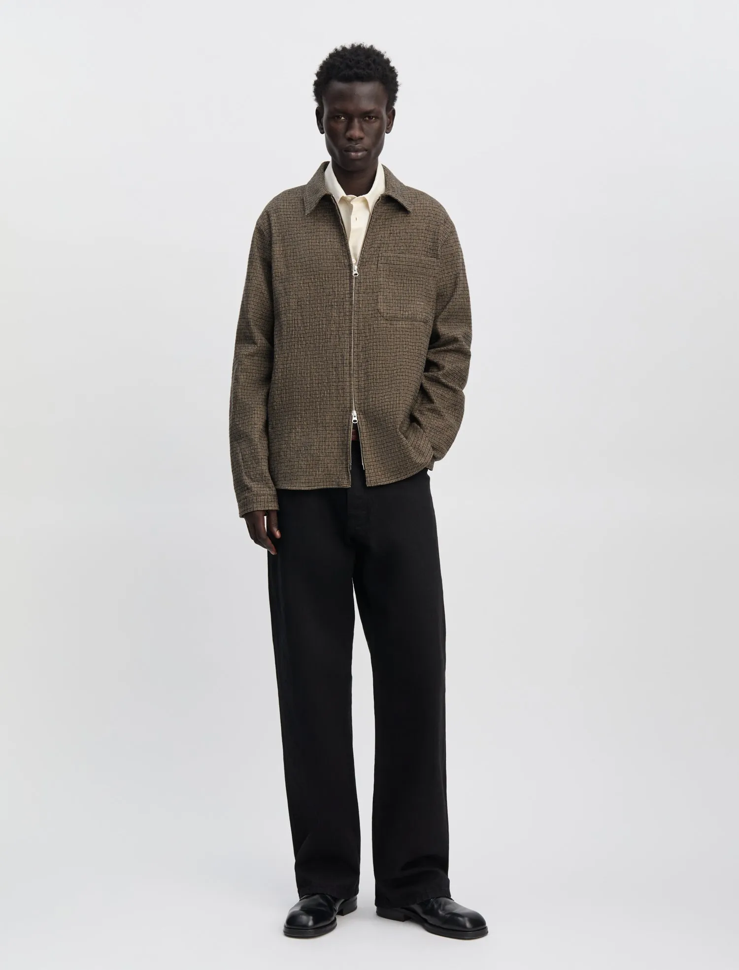 ANOTHER Overshirt 1.0 JPN, Tweed Check sold by ANOTHER ASPECT