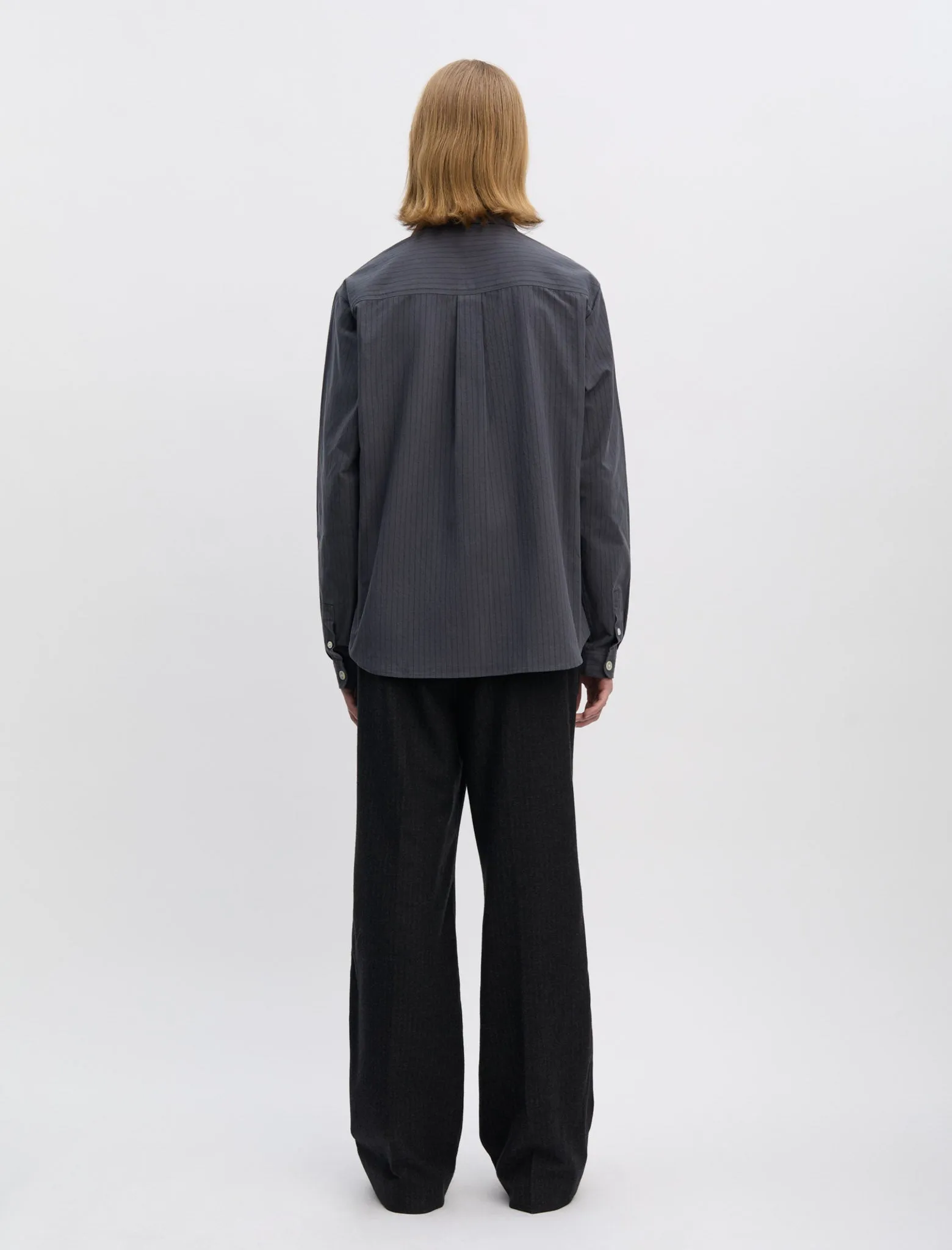 ANOTHER Shirt 4.0 JPN, Small Dark Grey Stripe sold by ANOTHER ASPECT product image thumbnail 4