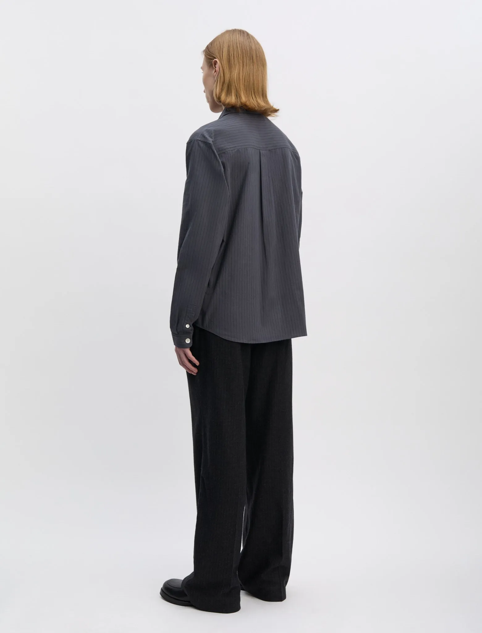 ANOTHER Shirt 4.0 JPN, Small Dark Grey Stripe sold by ANOTHER ASPECT product image thumbnail 5