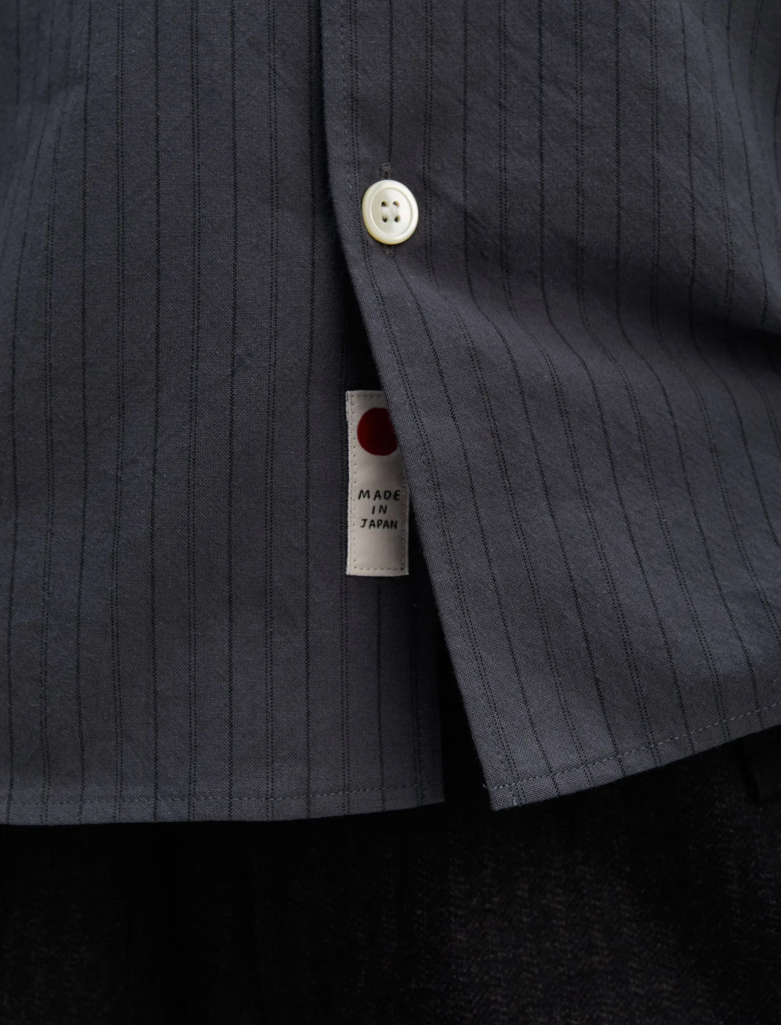 ANOTHER Shirt 4.0 JPN, Small Dark Grey Stripe sold by ANOTHER ASPECT product image thumbnail 2