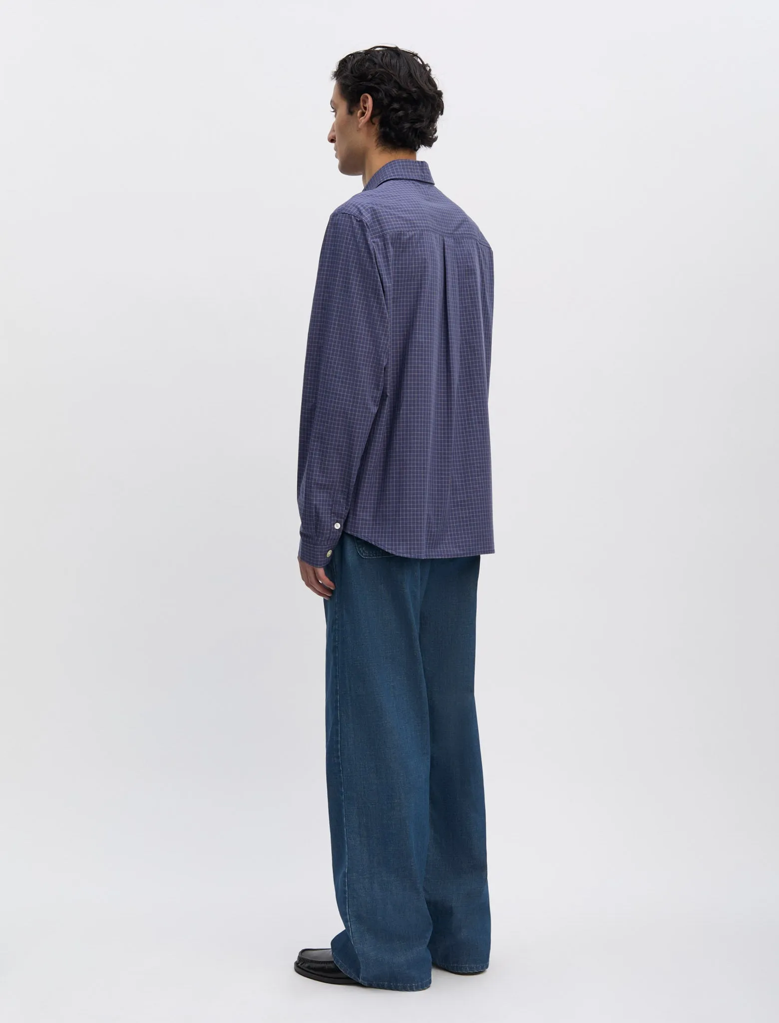 ANOTHER Shirt 4.0 JPN, Purple Check sold by ANOTHER ASPECT product image thumbnail 5