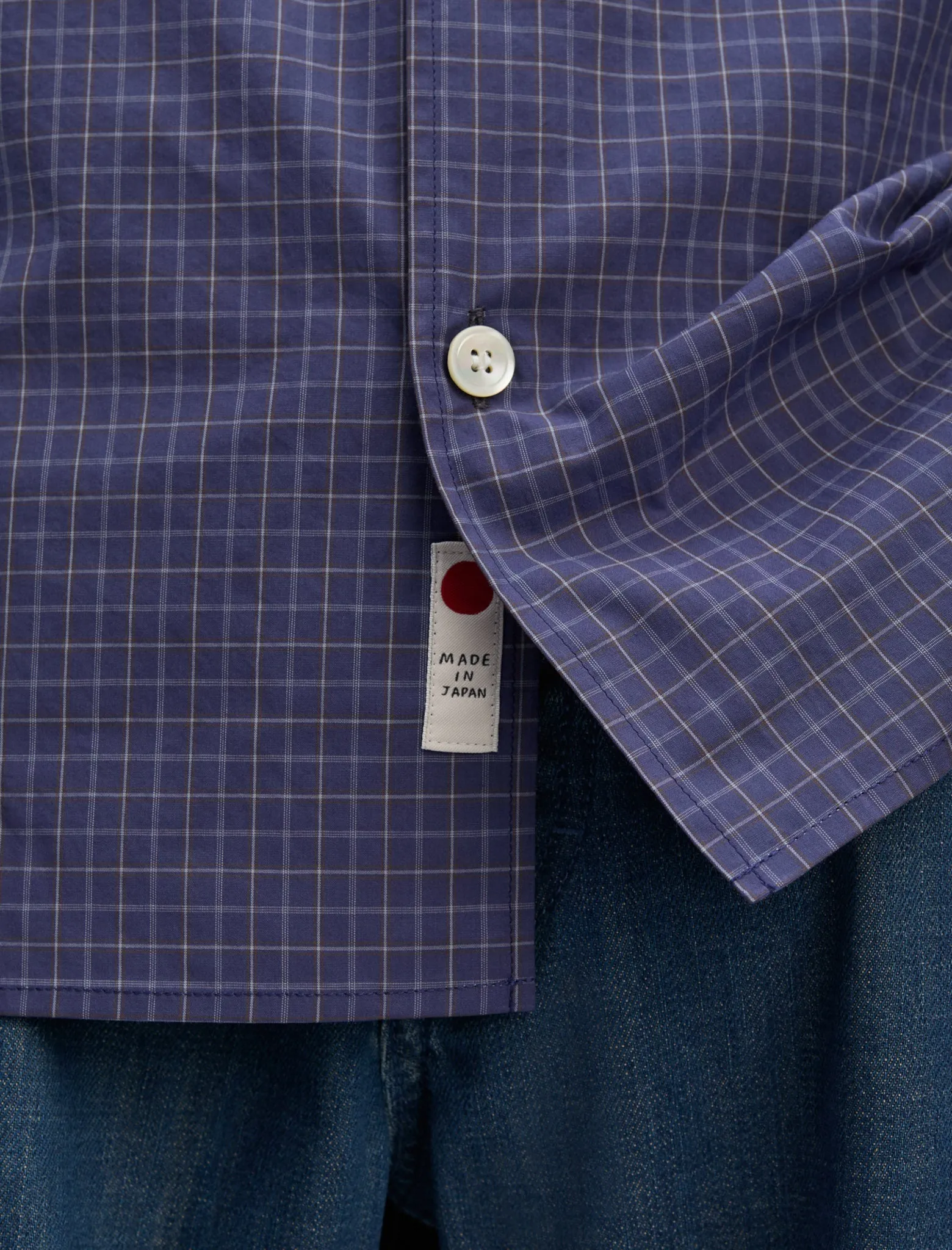 ANOTHER Shirt 4.0 JPN, Purple Check sold by ANOTHER ASPECT product image thumbnail 2