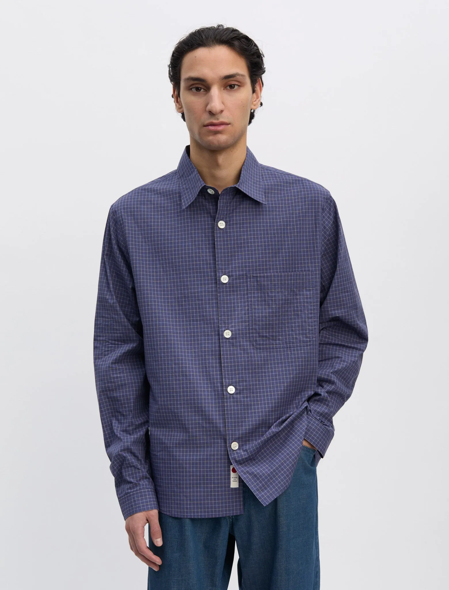 ANOTHER Shirt 4.0 JPN, Purple Check sold by ANOTHER ASPECT product image thumbnail 3