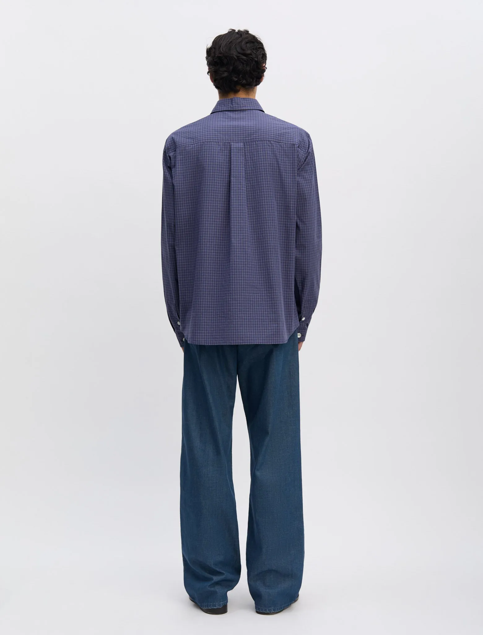 ANOTHER Shirt 4.0 JPN, Purple Check sold by ANOTHER ASPECT product image thumbnail 4