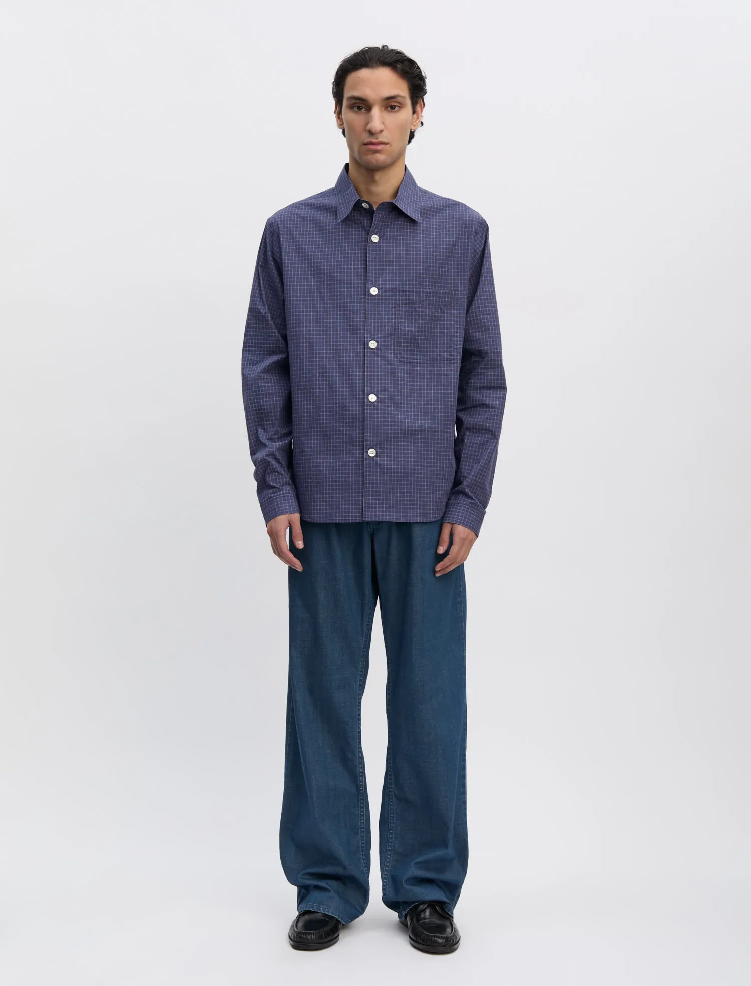ANOTHER Shirt 4.0 JPN, Purple Check sold by ANOTHER ASPECT