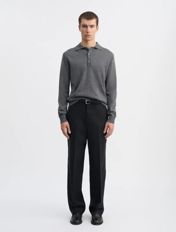 ANOTHER Polo Shirt 2.0, Grey Melange made by ANOTHER ASPECT