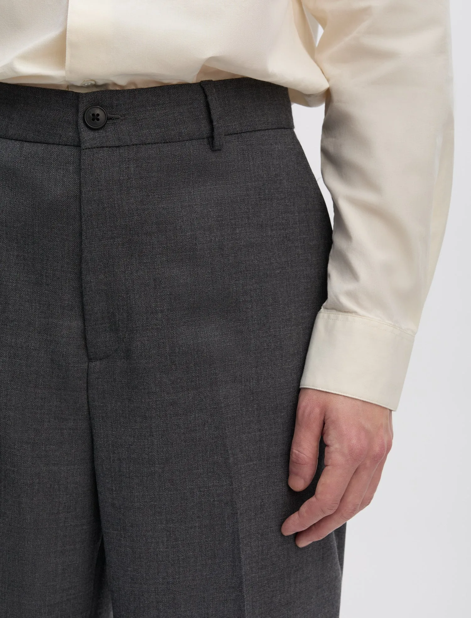 ANOTHER Suit Pants 2.0, Grey Melange sold by ANOTHER ASPECT product image thumbnail 5