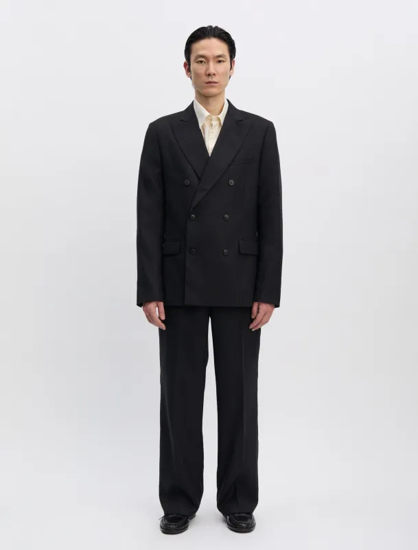 ANOTHER Suit Jacket 2.0, Black Pinstripe made by ANOTHER ASPECT