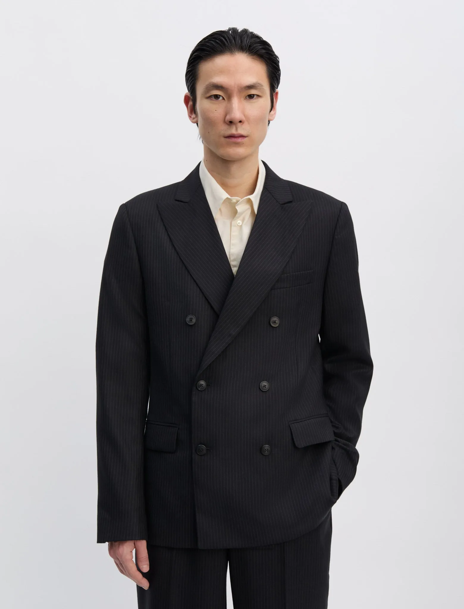 ANOTHER Suit Jacket 2.0, Black Pinstripe sold by ANOTHER ASPECT product image thumbnail 2