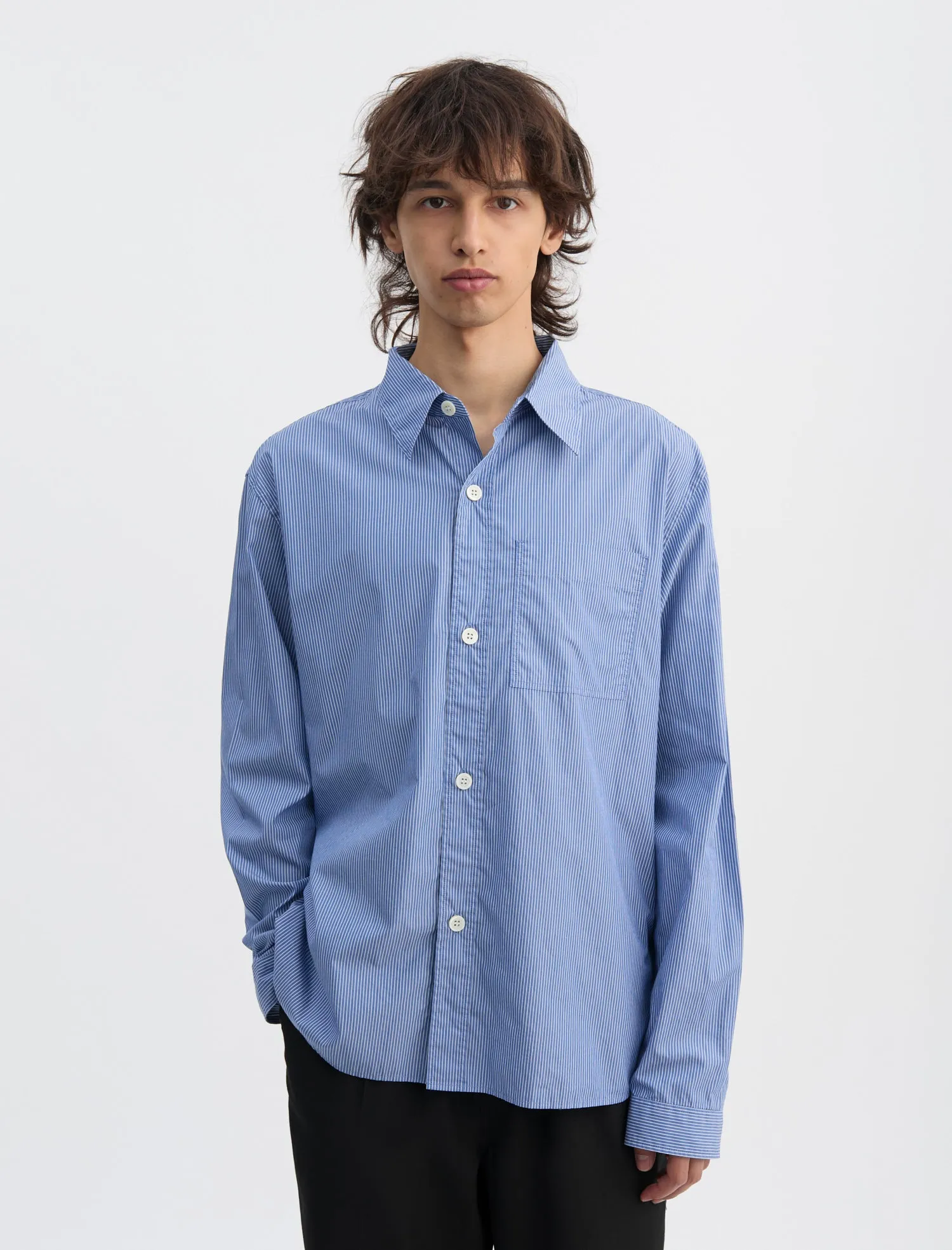 ANOTHER Shirt 4.0, Blue/White Stripe sold by ANOTHER ASPECT product image thumbnail 3