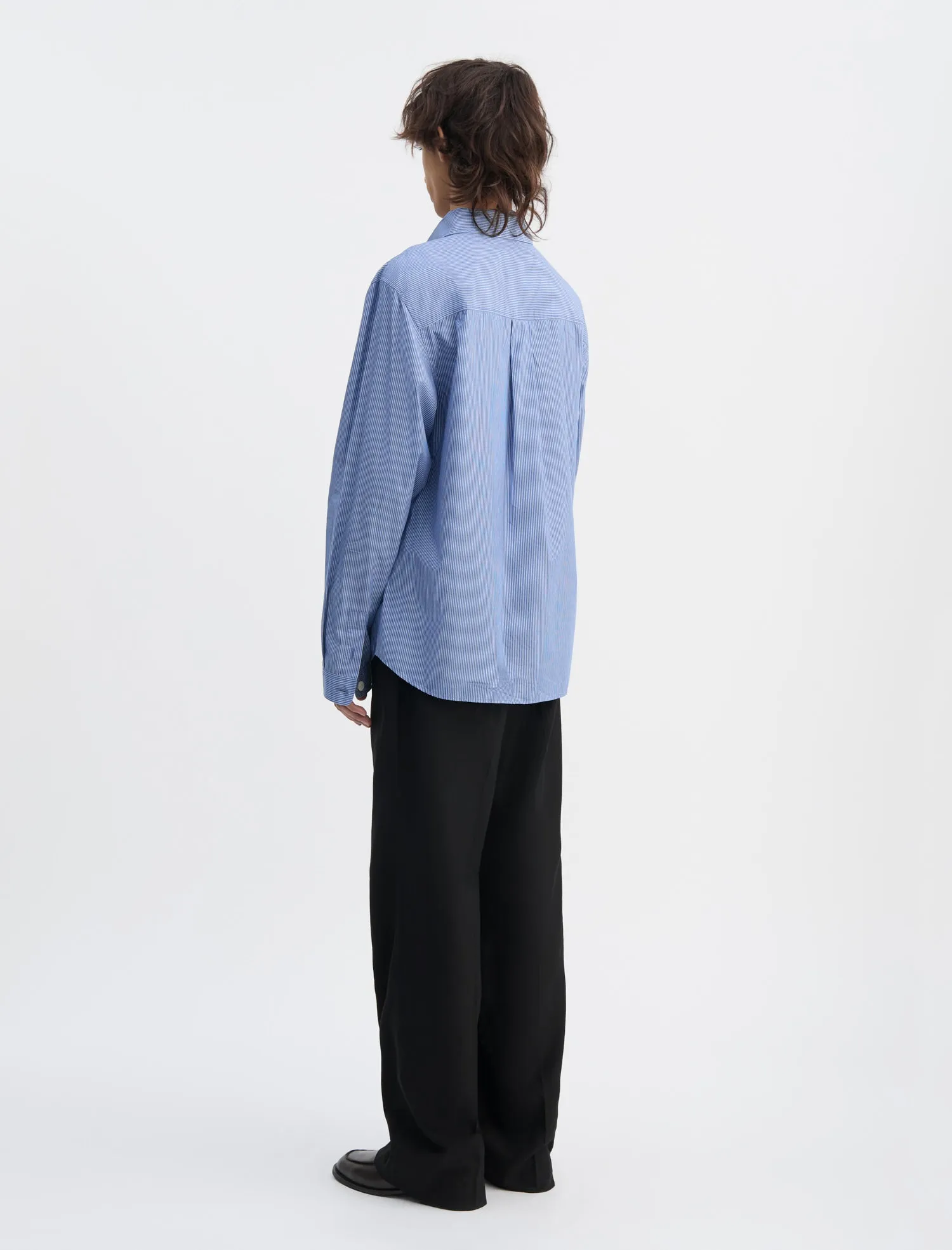 ANOTHER Shirt 4.0, Blue/White Stripe sold by ANOTHER ASPECT product image thumbnail 4
