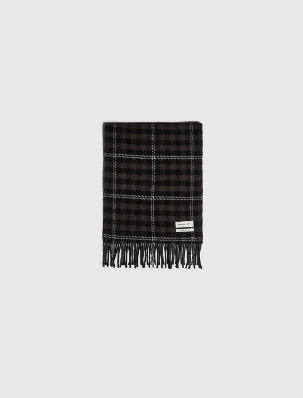 ANOTHER Scarf 1.0, Dark Check made by ANOTHER ASPECT