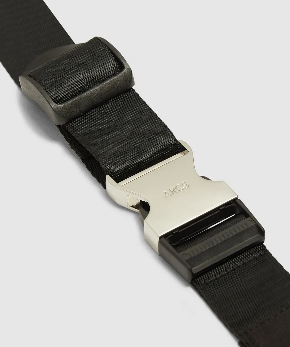 SUPER Messenger in Black Recycled Polyester sold by ARCS London product image thumbnail 3