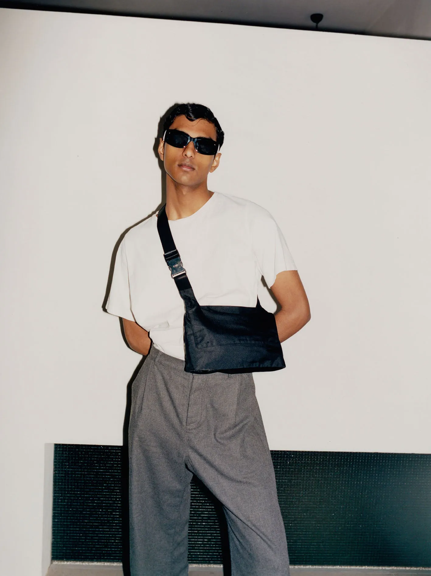 CLUB Crossbody in BLACK sold by ARCS London product image thumbnail 3
