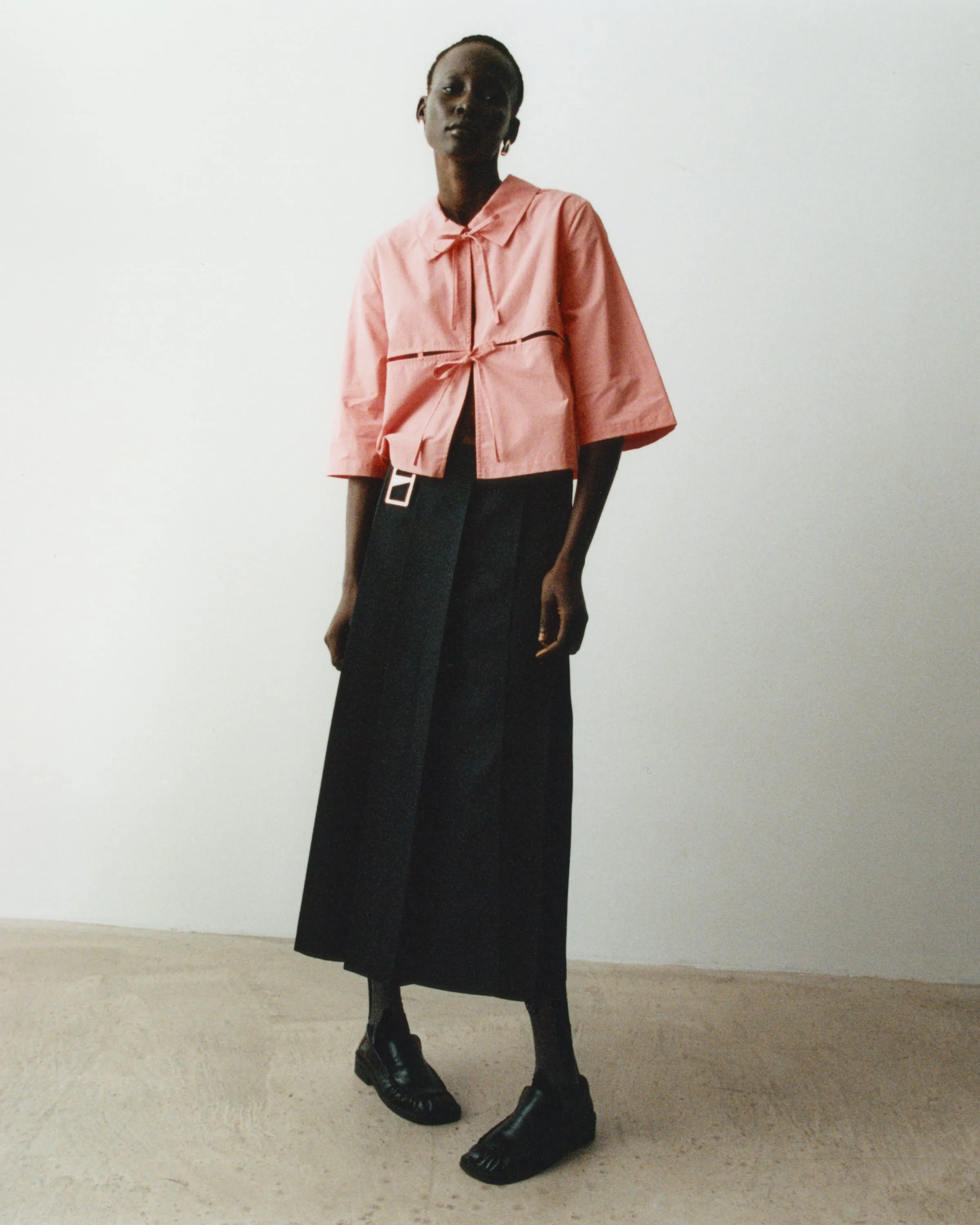 SNACK Skirt - Black Recycled Polyester sold by ARCS London product image thumbnail 5