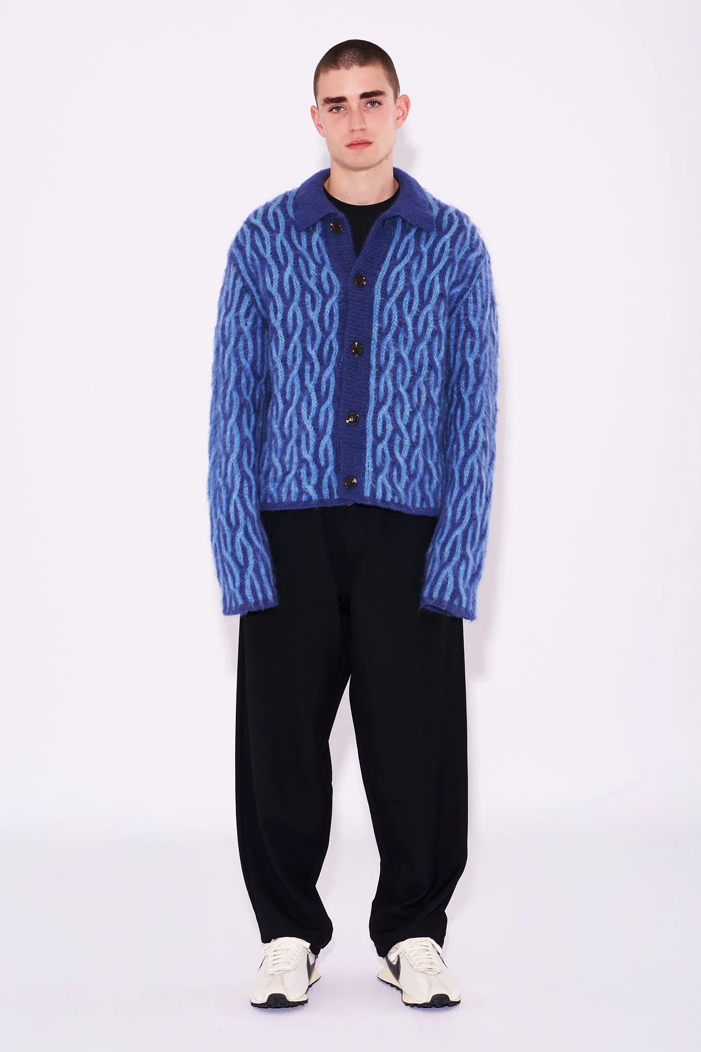 LEGACY Cardigan - PETROL sold by ARCS London