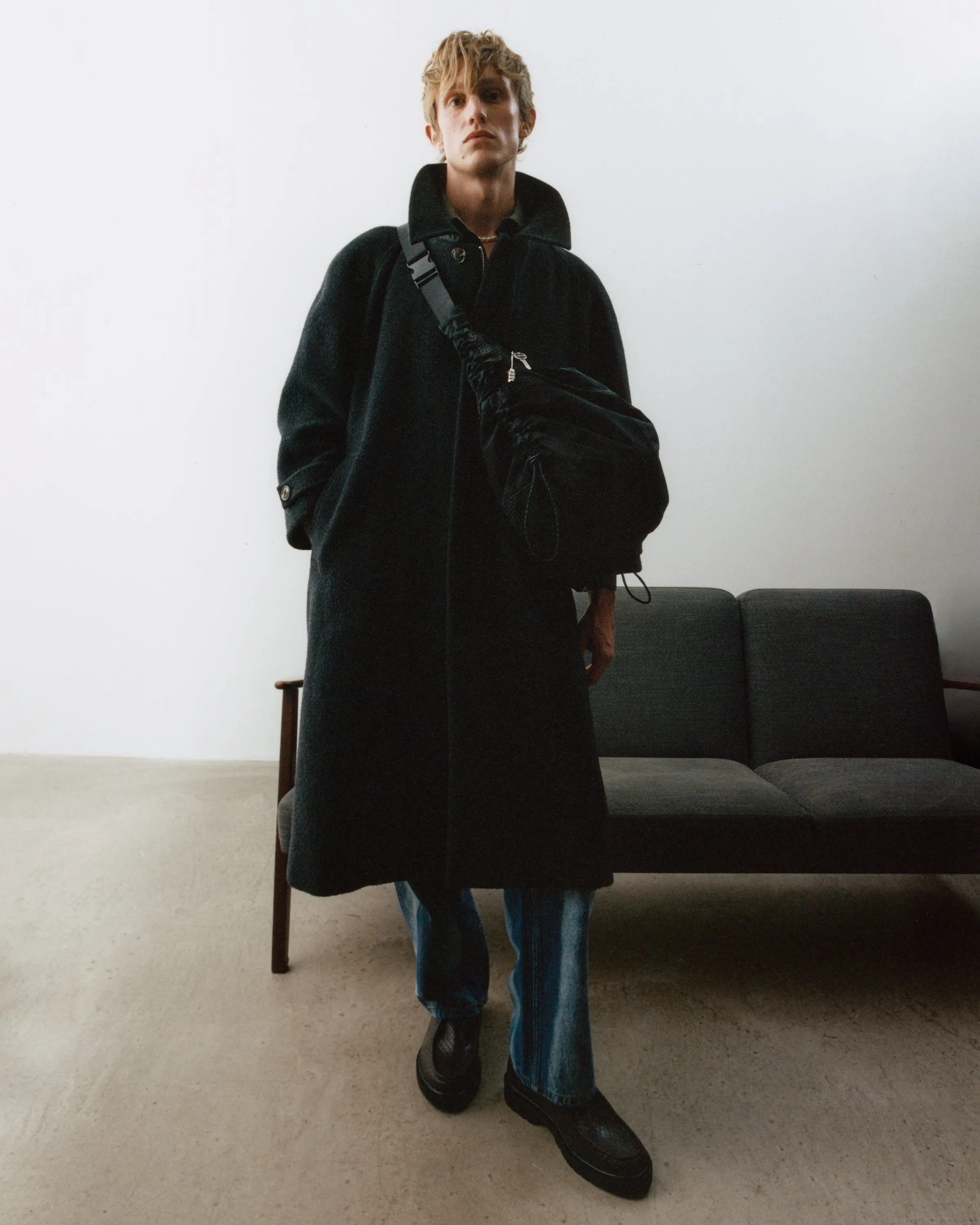 RYE Coat- Charcoal sold by ARCS London product image thumbnail 4