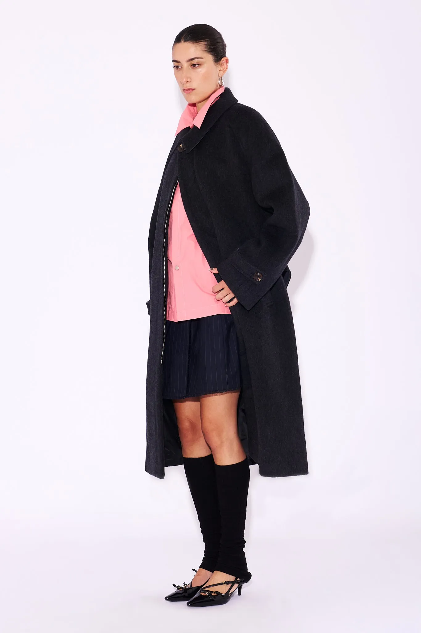 RYE Coat- Charcoal sold by ARCS London product image thumbnail 3