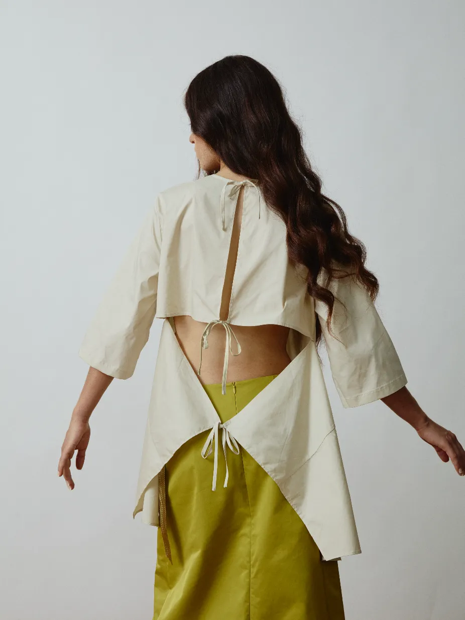 DOVE Blouse - Eggshell sold by ARCS London