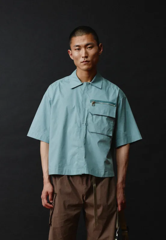 AERIAL Shirt- BLUESTONE made by ARCS London
