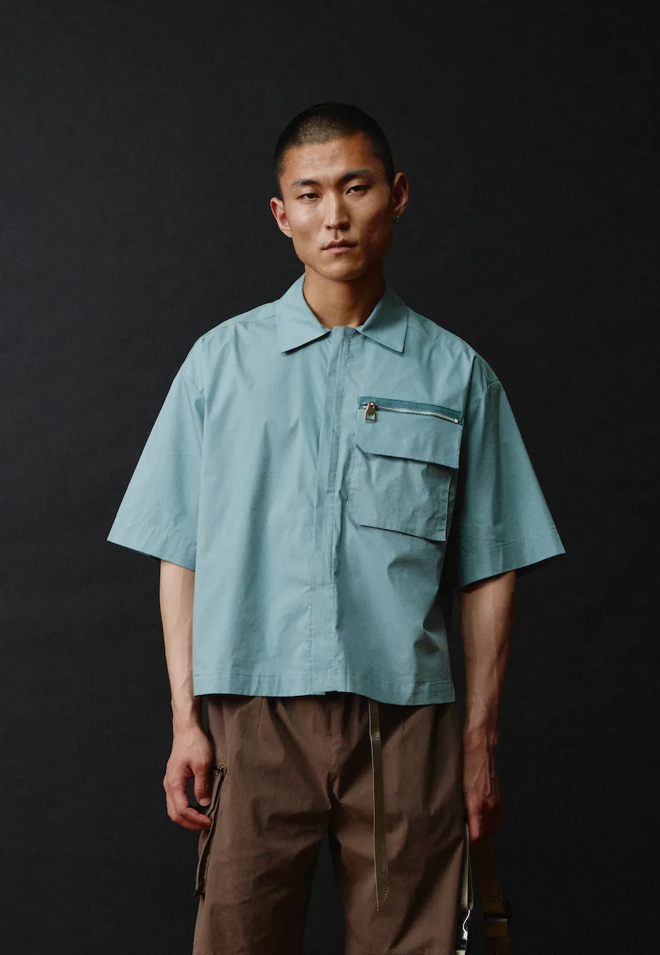 AERIAL Shirt- BLUESTONE sold by ARCS London