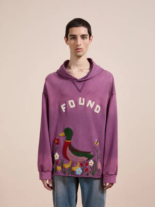 Embroidered Wildlife Hoodie sold by Found