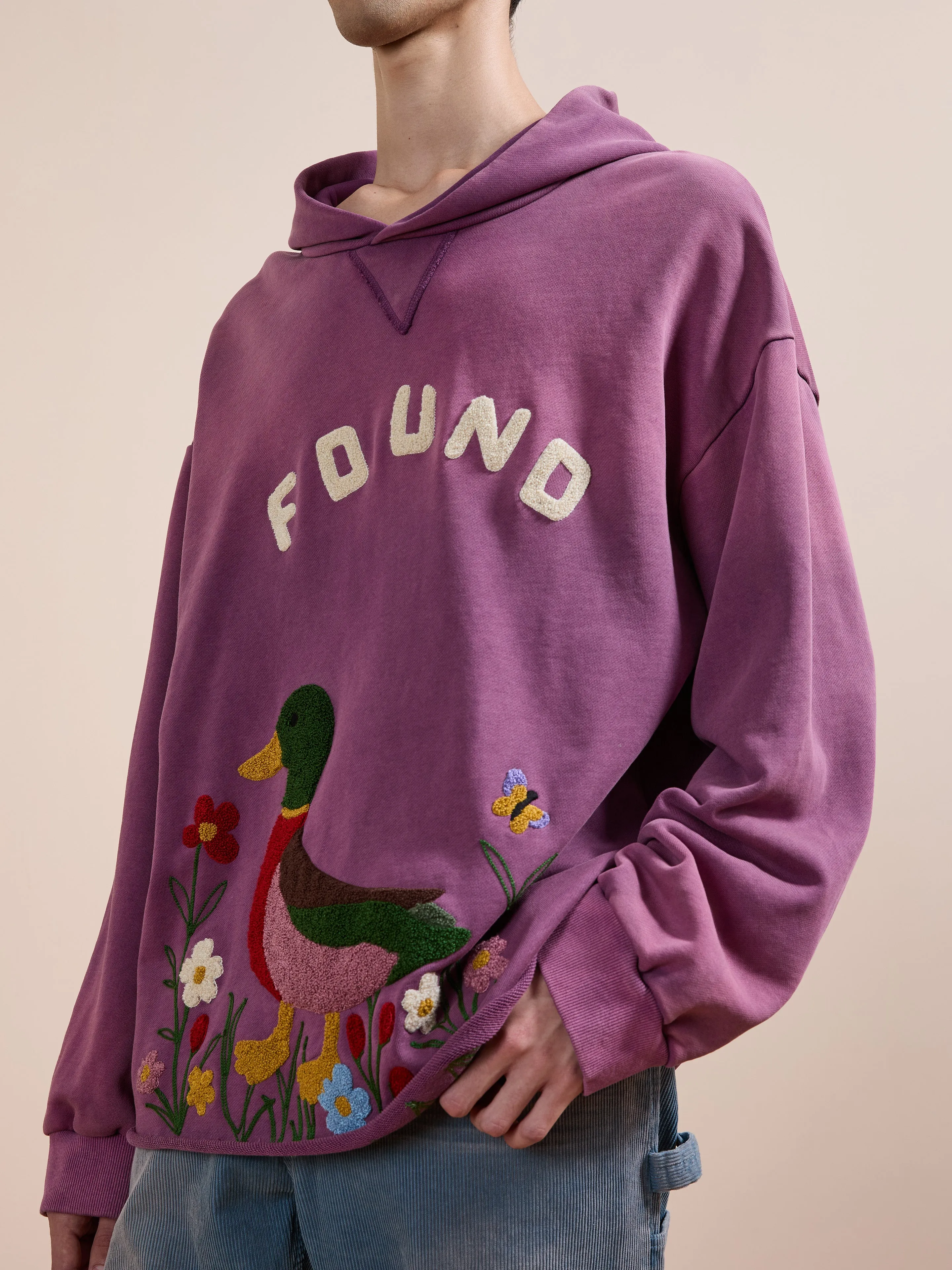 Embroidered Wildlife Hoodie sold by Found product image thumbnail 2