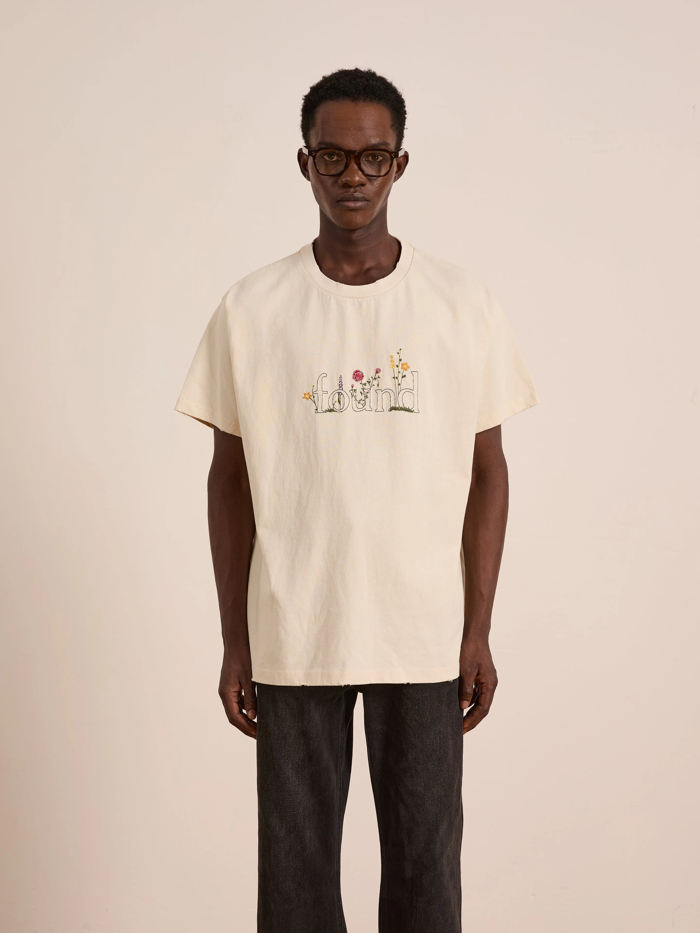 Found Logo Flower Tee sold by Found