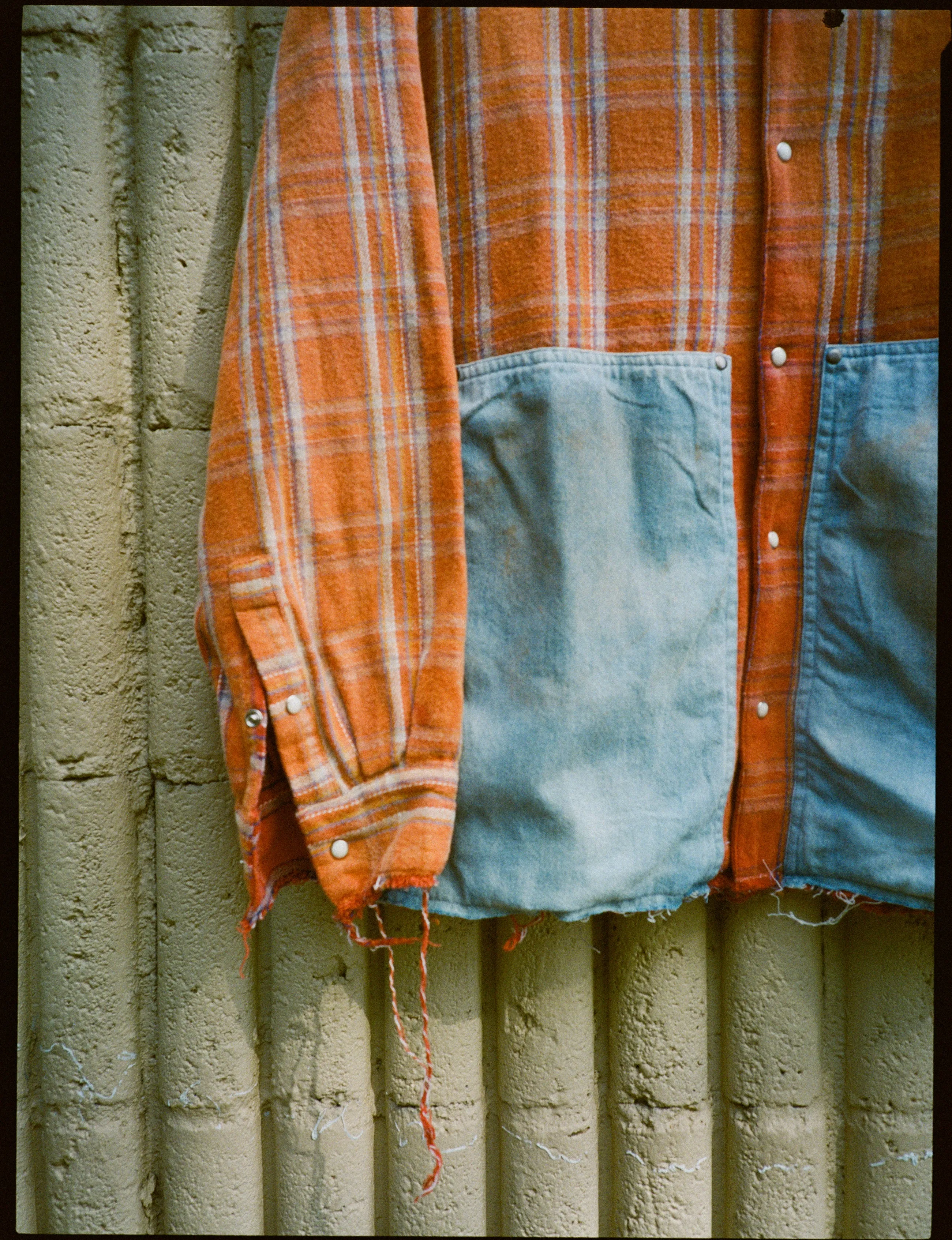 Plaid Denim Shirt sold by Found product image thumbnail 5