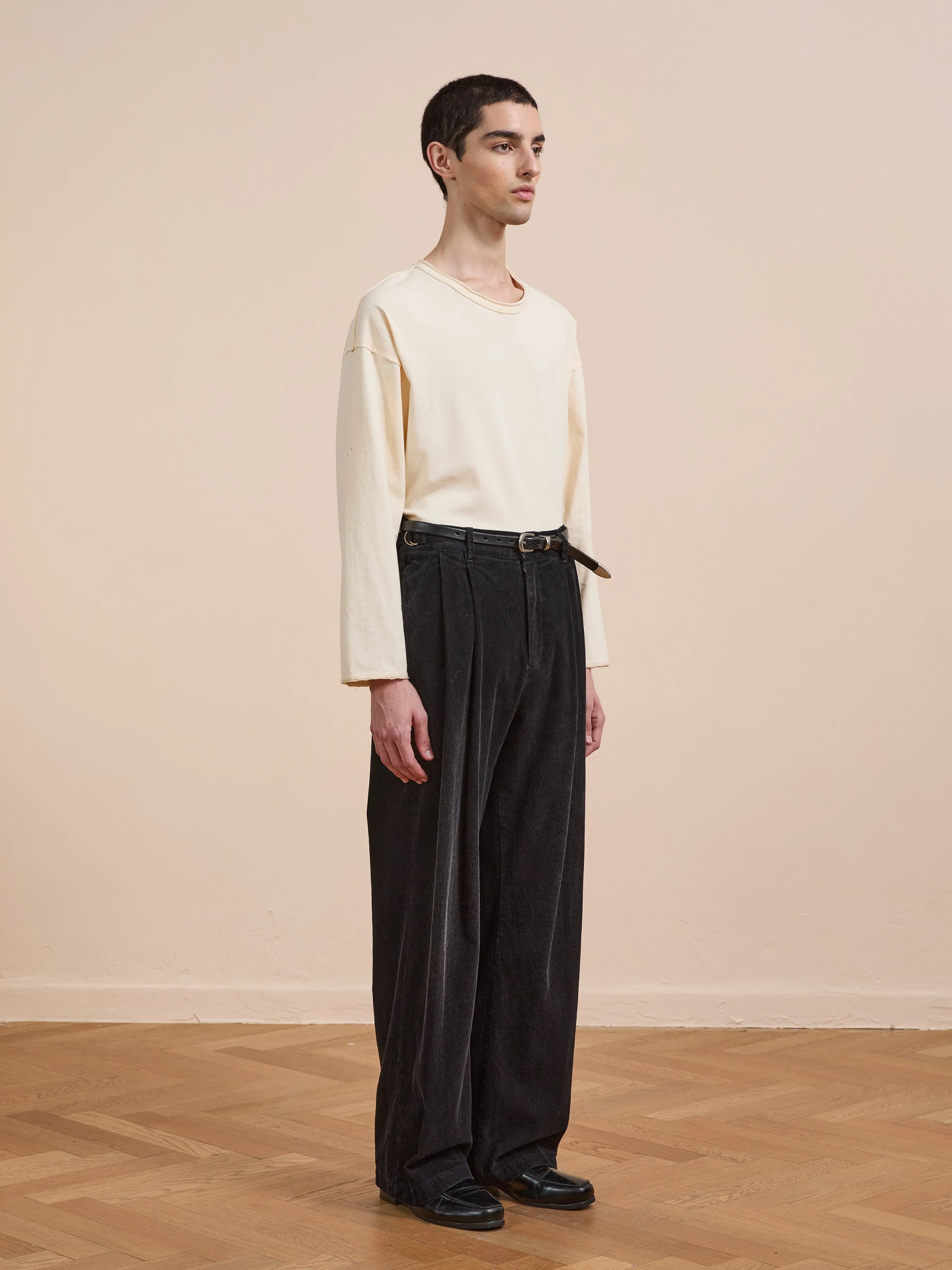 Faded Pleated Corduroy Pants sold by Found product image thumbnail 5