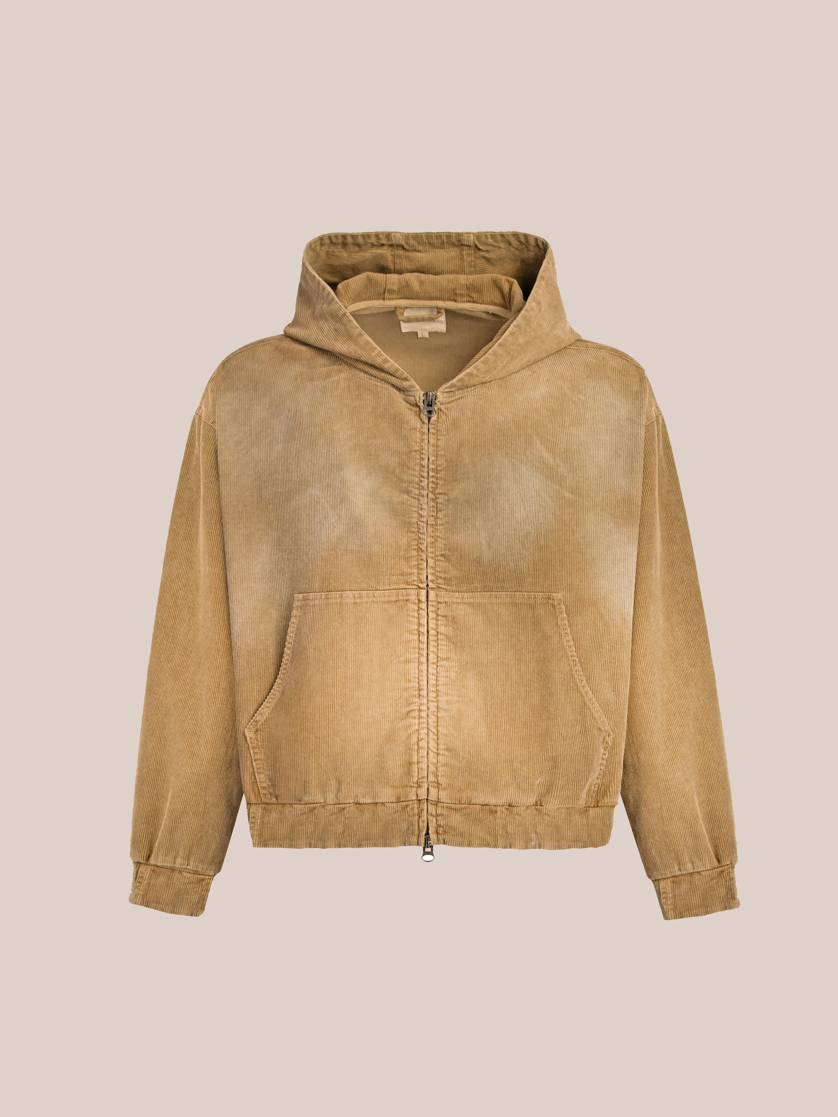Corduroy Zip Up Hoodie sold by Found product image thumbnail 4
