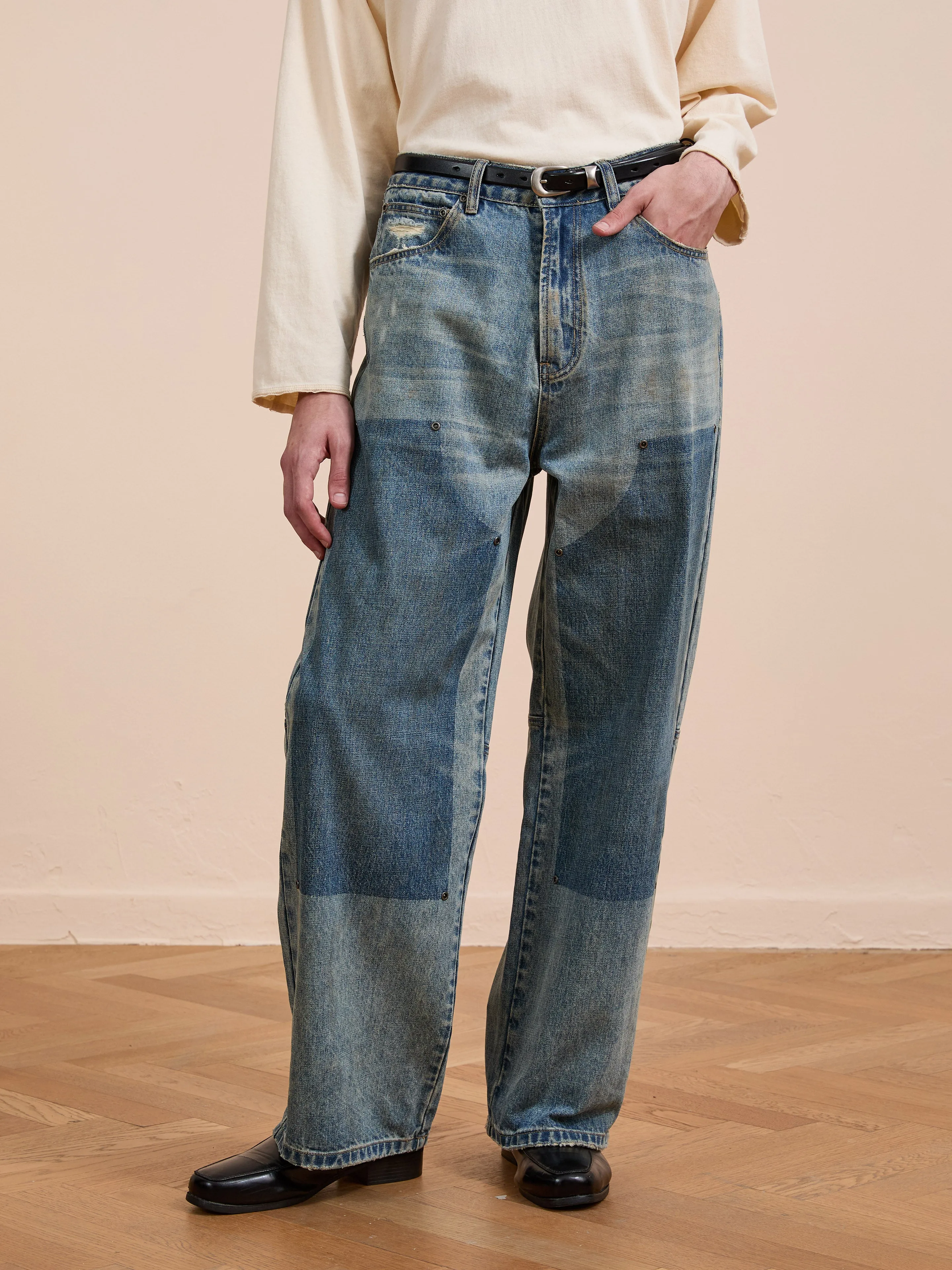 Double Knee Carpenter Jeans sold by Found product image thumbnail 3