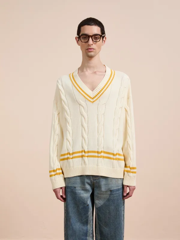 V-Neck Cricket Sweater sold by Found