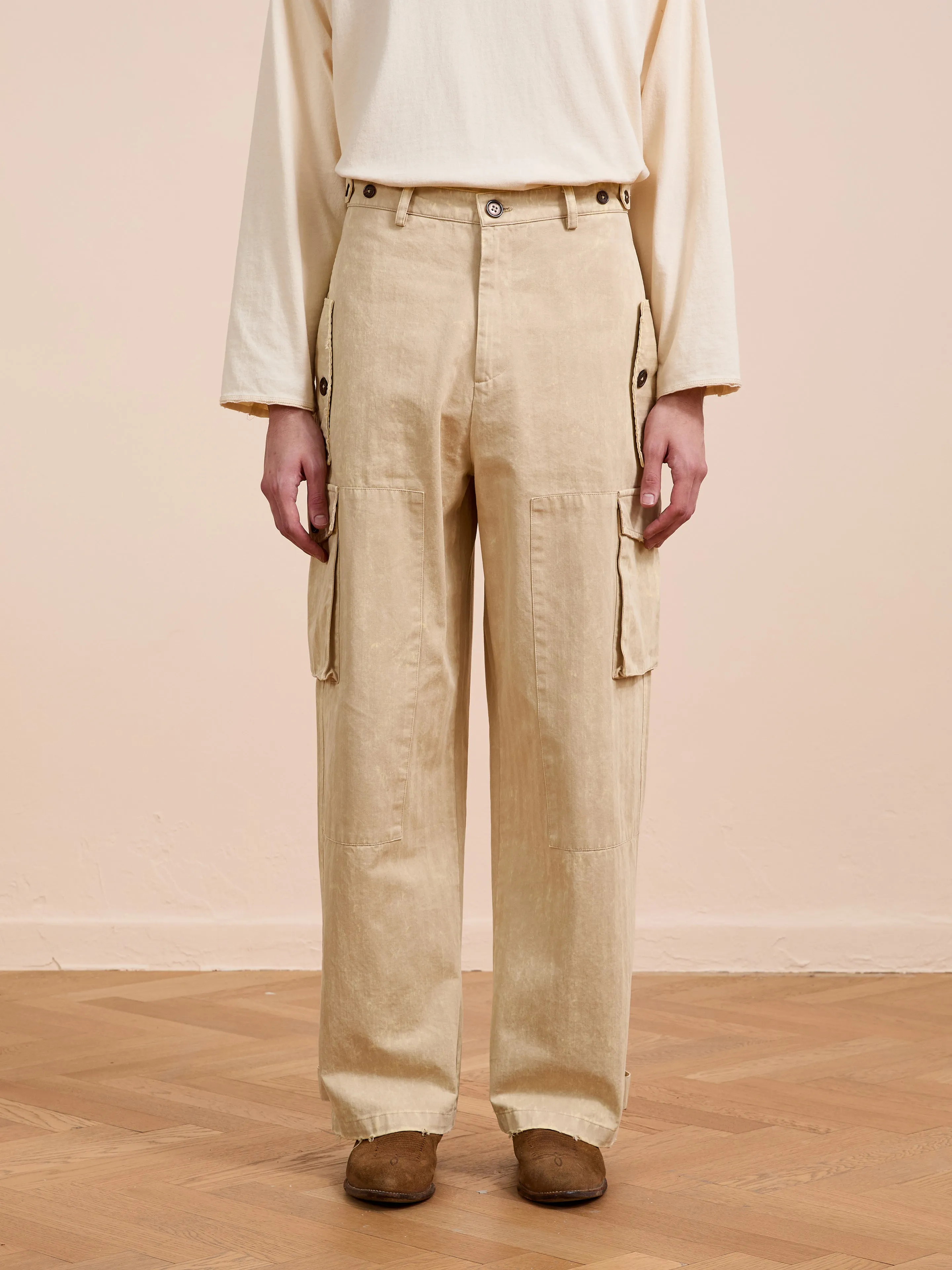 Utility Herringbone Paneled Pants sold by Found product image thumbnail 3
