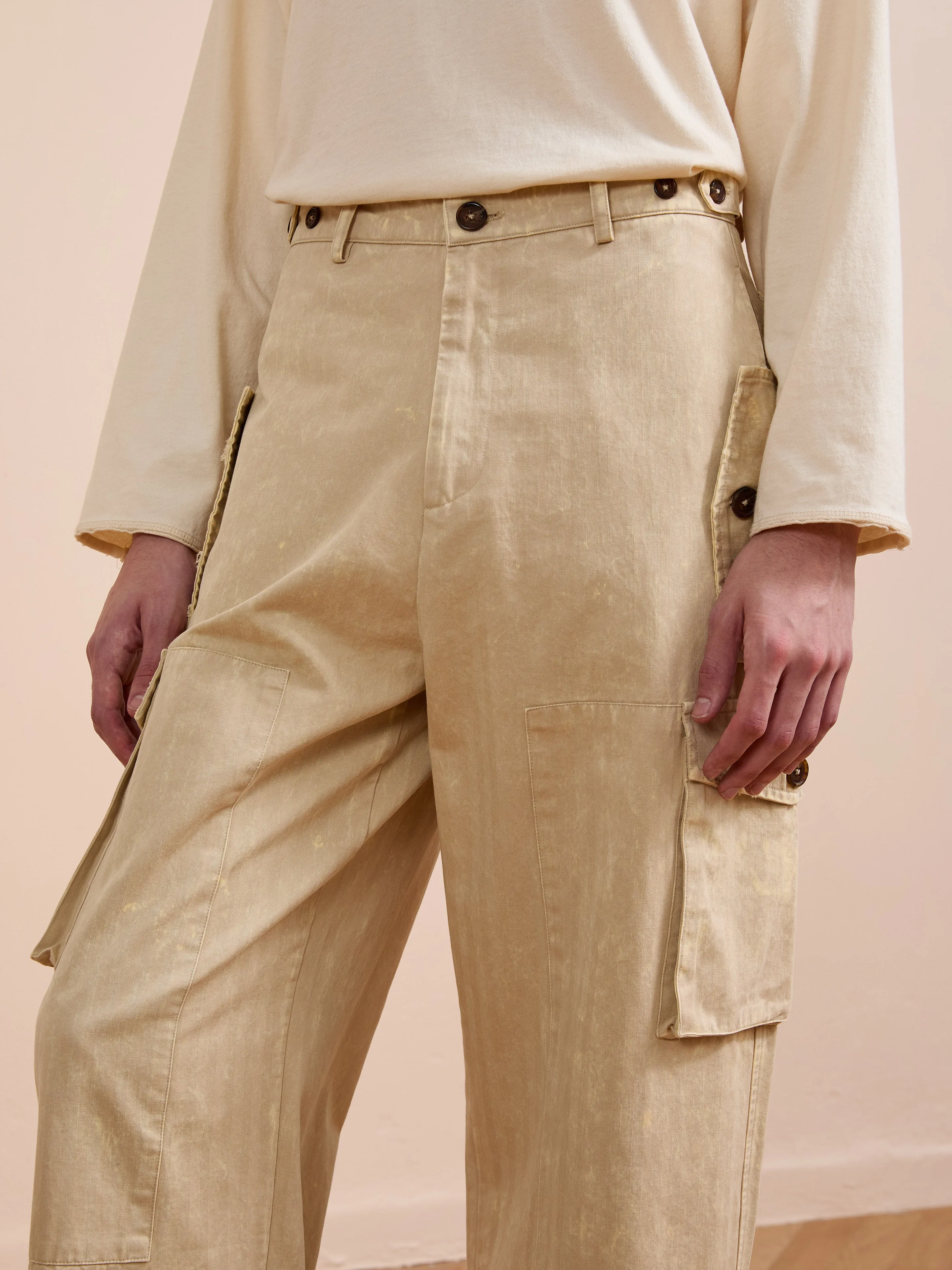 Utility Herringbone Paneled Pants sold by Found product image thumbnail 2