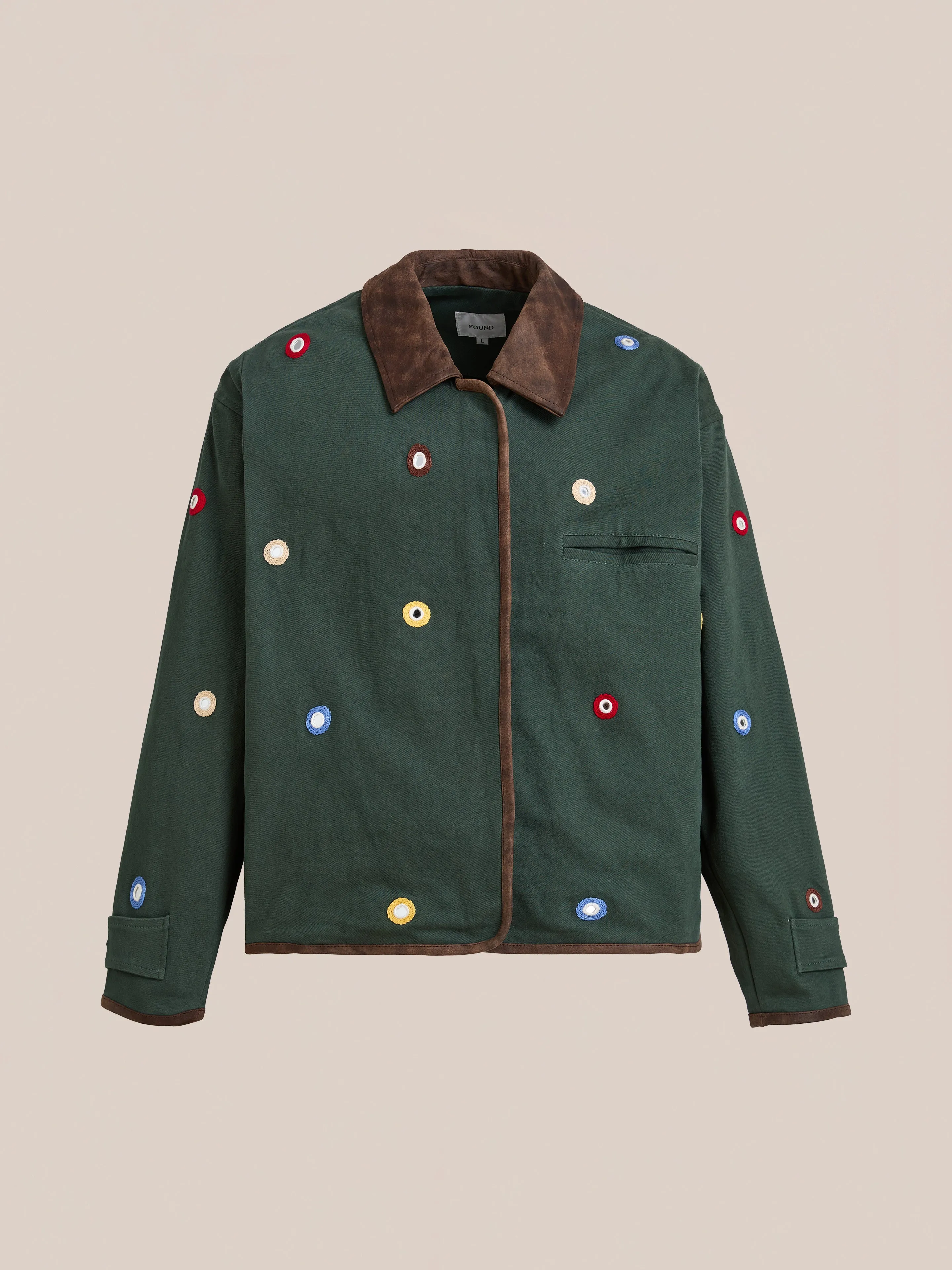 Hand Embroidered Mirror Abhala Jacket sold by Found product image thumbnail 5