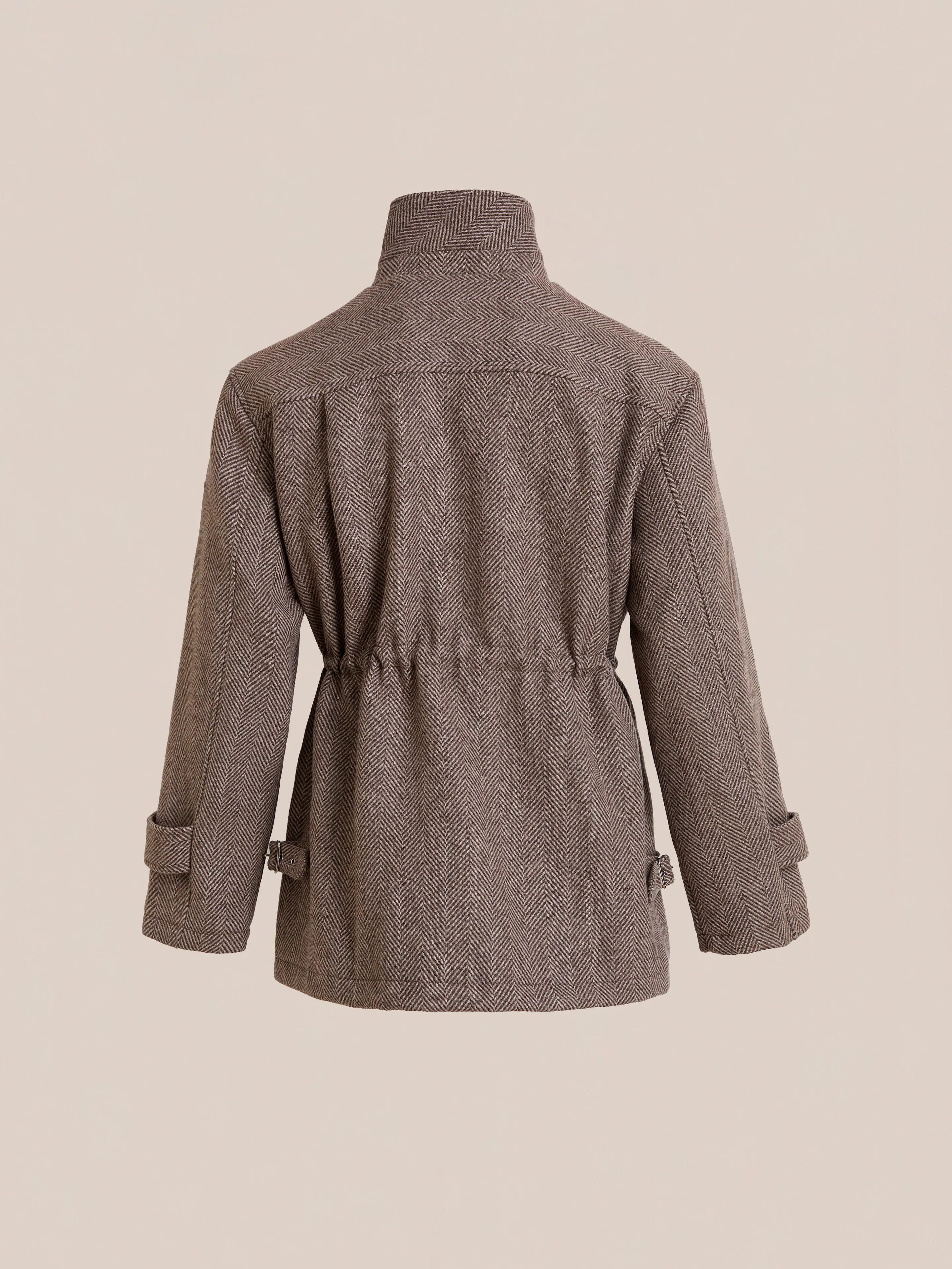 Herringbone Wool Barn Jacket sold by Found product image thumbnail 4