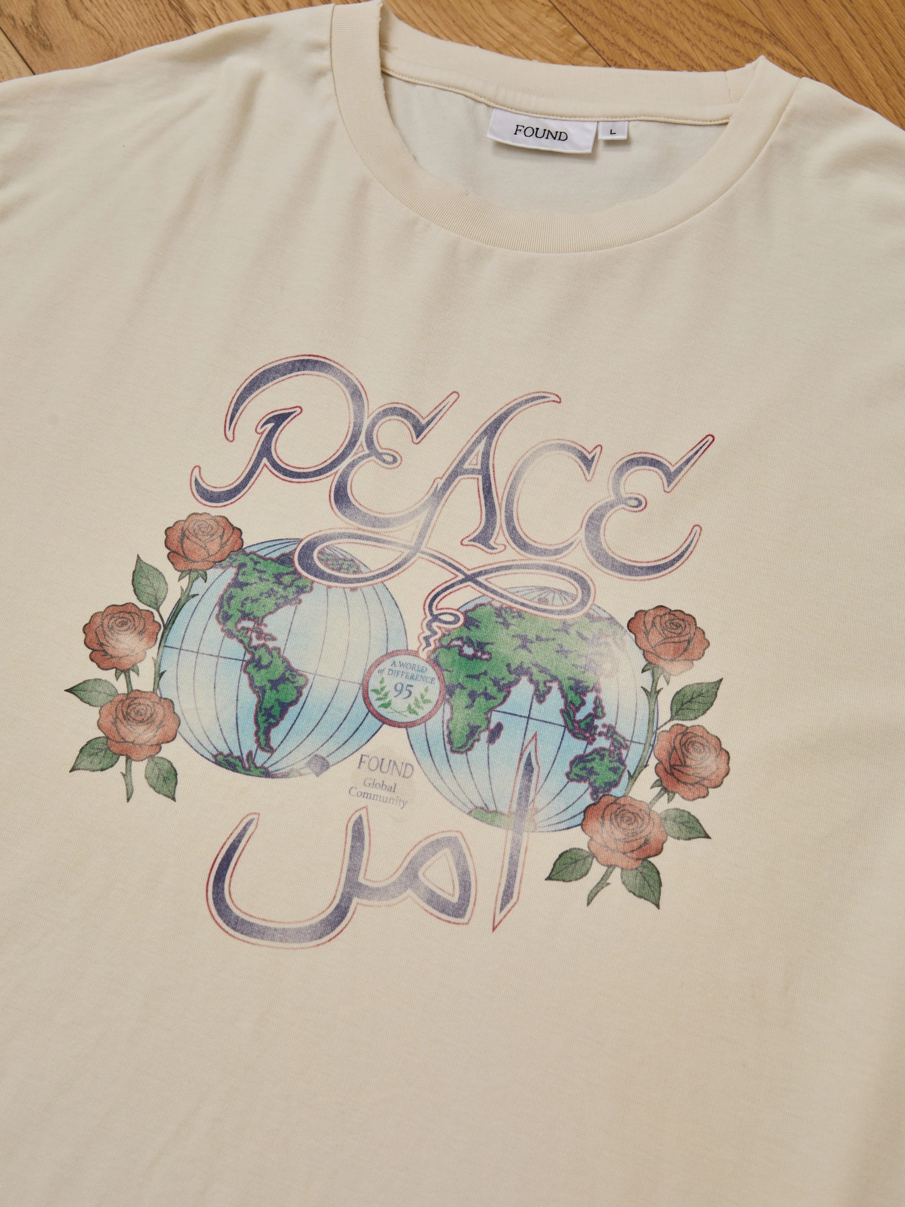 Peace Globe Tee sold by Found product image thumbnail 2